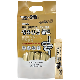 서울약사신협 프로바이오틱스 생유산균 골드 2.5g 120포 (리필팩), 300g, 1개