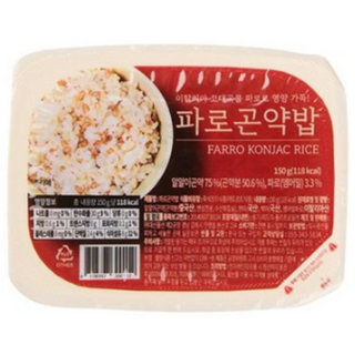 대신곤약 파로곤약밥 118kcal, 20개, 150g
