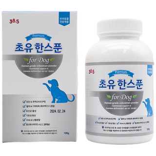 38.5도 강아지 초유한스푼 면역강화 질병예방, 1개, 면역/항산화