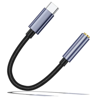 휴대폰 갤럭시 3.5mm C타입 이어폰 변환젠더 케이블 CU-35, (C타입) 이어폰 젠더 케이블(네이비)CU-35, 1개, (C타입) 이어폰 젠더 케이블(네이비)CU-35