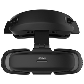 HD 3D 헤드셋 디스플레이 스마트 안경 AR 선글라스, 1개, 아트 헤드셋(블랙)