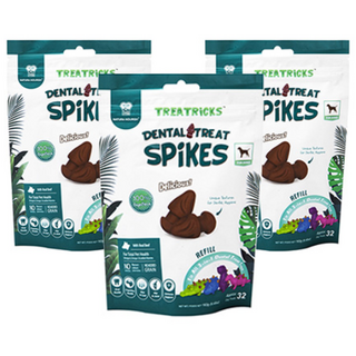 네추라너리쉬 덴탈트릿 트릭 리필 강아지 간식 32p, 소고기맛, 183g, 3개