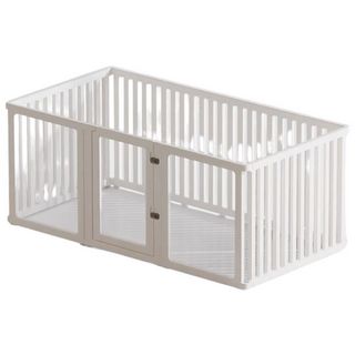 확장형 펫룸 75cm 오픈형 강아지 울타리 애견펜스, 화이트, 1개