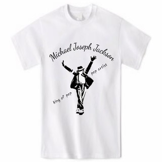 킹오브 팝 마이클잭슨 반소매 티셔츠