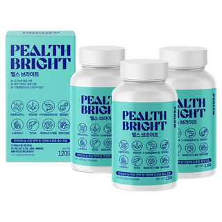 PEALTH BRIGHT 펠스브라이트 3 Set 강아지 눈영양제 루테인 눈물 백내장 피부 면역 장 유산균 노령견 종합영양제 3세트
