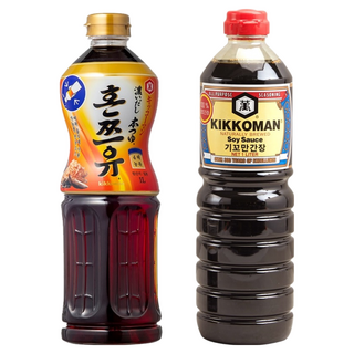 기꼬만 간장 1L + 혼쯔유 1L, 2개