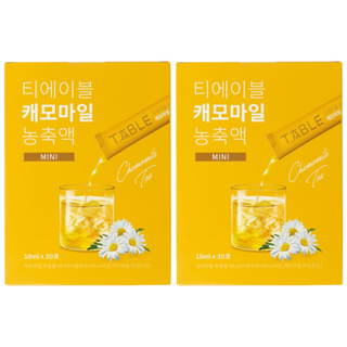 티에이블 캐모마일티 농축액 mini, 1세트, 60개입, 600mg