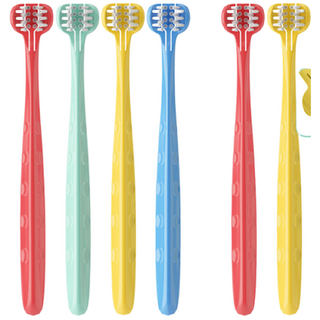 (무료배송) MDB 3D 어린이 칫솔 (4개+2개), 1개