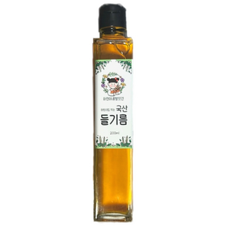하린이네방앗간 국산 생들기름 200ML, 2개