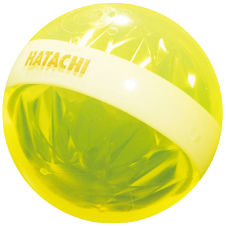 하타치 파크골프공 PH3812 파워 다이아몬드, 옐로우, 2개, 1개입