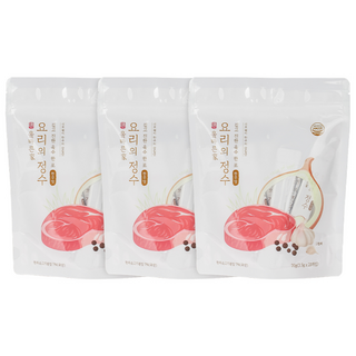 올바른가 요리의정수 스틱 분말육수 소고기 한우맛 20개입X3팩, 3개, 70g