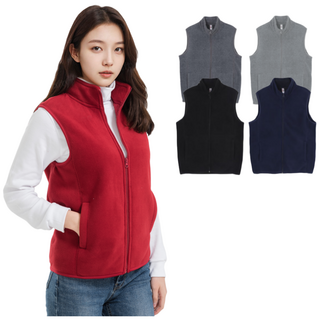 무지티센터 후리스 조끼 본딩 털 안감 5컬러 부드러운 융털안감 남녀공용
