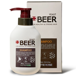 HOMEROSE 啤酒酵母強韌護理洗髮精, 300ml, 1瓶