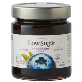 몽크슈 저당 블루베리잼 with 알룰로스, 260g, 1개