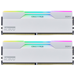 ESSENCORE KLEVV DDR5-6000 CL30 CRAS V RGB 화이트 패키지 서린 (48GB(24Gx2)), 2개