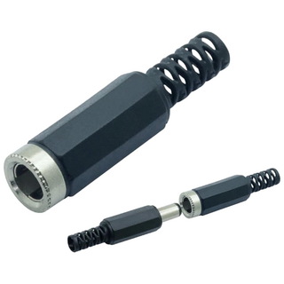 리틀브릿지 DC 잭 전원 플러그 암 5.5x2.1 아답터잭 변환젠더, 1개