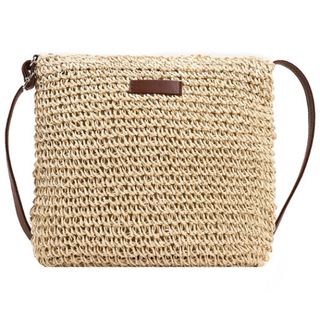 미지에코 데일리 라탄 크로스 백