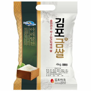 [정미소 직영] 2025년 햅쌀 4KG 옵션 / 10KG 옵션 김포금쌀 참드림 백미, 상등급, 1개