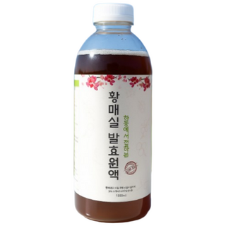 우띠마켓 하동 건강한 매실청 천연 소화제 황매실 몸에좋은 발효원액, 4개, 1L