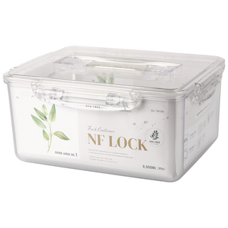 NF LOCK 엔에프락 밀폐용기 트라이탄 김치통 1호 9L (엑스트라라지 1호), 9000ml, 1개