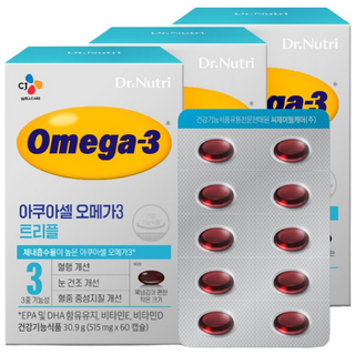 닥터뉴트리 아쿠아셀 오메가3 트리플, 60정, 3개