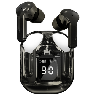 넥소닉 LCD 블루투스 무선 이어폰 IX, 블랙