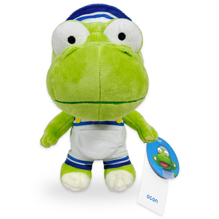 뽀로로극장판 바닷속 대모험 크롱 마린룩 캐릭터 애착 봉제 인형 23cm, 혼합, 1개