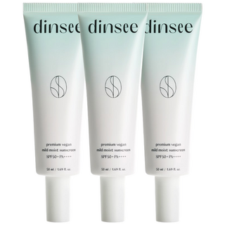 딘시 프리미엄 비건 마일드 모이스트 선크림 (SPF50+PA++++) 3개, 50ml