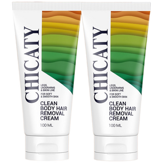 셀프왁싱키트 시카티 제모 크림 100ml x 2개 발가락털 겨털 팔털 배털