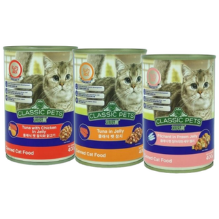 컴페니언 클래식 CP 고양이 주식캔 대용량 다묘가정 가성비 추천, 6개, 400g, 정어리+새우