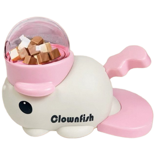 YANGTA 강아지 간식 장난감 고양이 간식 사료 로켓 발사기, 1개, 핑크