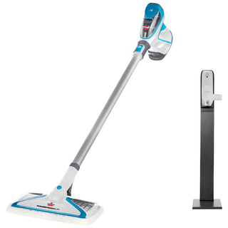 비쎌 스팀청소기 DELUXE 세트 (거치대 추가구성), 화이트블루