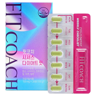 핏코치 시서스 다이어트 핏 (시서스추출물 체지방감소), 1박스, 28정