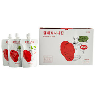 CLASSIC 經典蘋果汁, 100毫升, 20個