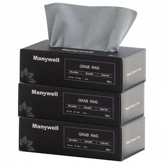 Shipshape 행거추출식 청소 타월 차량용 타월 다용도 극세사 타월 60p, 3개, 그레이