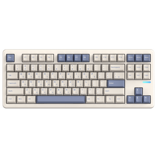 SPM PL87W 몽돌 텐키리스 유무선 블루투스 게이밍 기계식 키보드, 제조사축, 베이지
