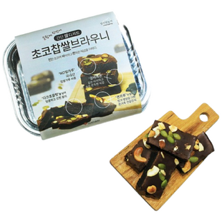 간단 국내산 쌀디저트 초코 찹쌀 브라우니 만들기 DIY 세트 - 초코브라우니, 156g, 1개