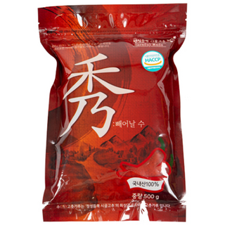 정성듬뿍시골고추 수 고춧가루 중간맵기 아주고운굵기, 500g, 1개