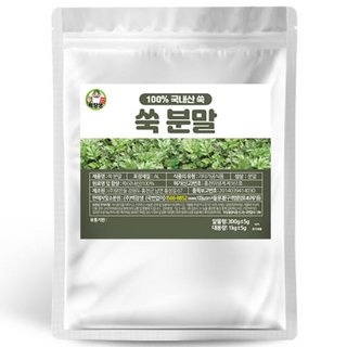 백장생 국내산 쑥가루 분말, 1개, 300g