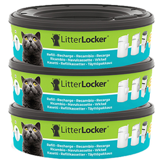 리터락커 전용 에어씰 봉투 비닐 리필 고양이 화장실, 3개