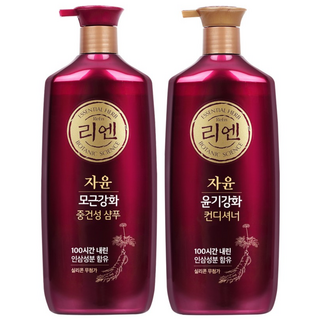 리엔 자윤(모근강화 중건성 샴푸 950ml+윤기강화 컨디셔너 950ml), 1개, 950ml