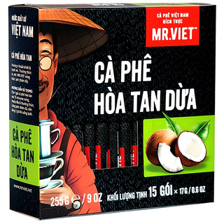MR.VIET 椰子咖啡即溶粉隨身包, 17g, 1盒, 15條