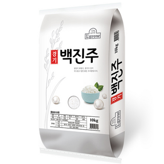 엘그로 경기미 백진주, 10kg, 1개