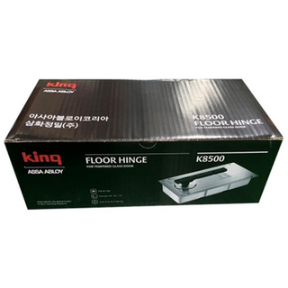 킹 정품 플로어힌지 k8500 강화도어 유리문 양쪽정지형, 1개