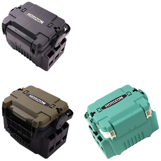 호라이즌 7055 태클박스 6L 소형 하드 테클박스, 블랙, 1개