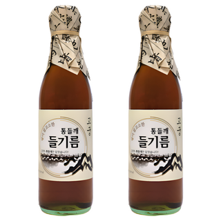 전통압착 고소한 통들깨 100% 방앗간 고궁들기름(주)경성, 350ml, 2개