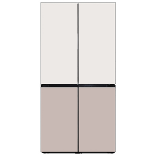 삼성 비스포크 RM70F63R2XJ 냉장고 키친핏 Max 640L 새틴화이트+새틴베이지 일렉