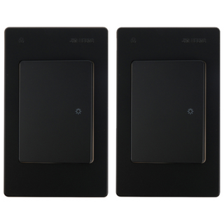 JINHEUNG V系列 黑色 單切 1開關, 2個