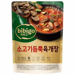 비비고 소고기듬뿍 육개장, 460g, 1개