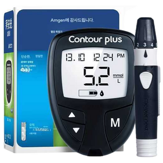 On Company 당화혈색소검사 당화혈색소 혈당측정기, 1개, 혈당기+50매(25년9월)+채혈침